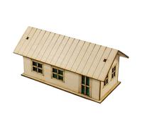 DuskHaven Maquette de Maison Miniature à L'échelle 1/60 Ou 1/64, en Bois, à Construire Soi-même, Non Peinte et Faite Main. Décoration de Collection, Convien, Style E