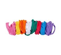 DuskHaven Métiers à Tisser pour Enfants et Adultes, Bricolages pour Dessous de Plat En Forme D'anneau, Cadeaux pour Enfants et Débutants, 8 couleurs 96PCS