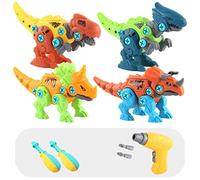 DuskHaven Modèles de Dinosaures à Démonter, Jouets avec Perceuse électrique Intégrée, Cadeau D'anniversaire pour Enfants.