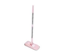 DuskHaven Mop pour Enfants Kit de Nettoyage Miniature Accessoire de Maison Acier Inox Microfibre Favorise Jeu Imaginatif Organisation Chambre D'Enfa, ROSE