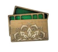 DuskHaven Plateau de Tri Perles Boîte Compartiments Organisateur Bijoux Rangement Bracelet Fabrication Bois Naturel Adapté pour Débutant Créateur Exempl, 17.8cmx10.3cmx2.5 Cm