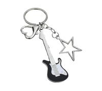DuskHaven Porte-clés Guitare, Accessoire Tendance pour Sac à Main, Pendentif