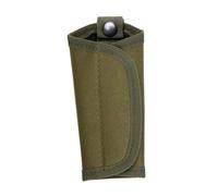 DuskHaven Porte-clés Silencieux Pochette de Rangement Porte-clés Rétractable Sac à Clés Pliable En Nylon avec Bouton Convient à La Marche Cyclisme Randonnée Cam, Vert