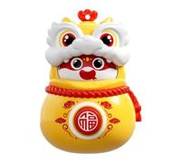 DuskHaven Poupée à Visage Interchangeable, Figurine Traditionnelle Chinoise Inspirée de L'opéra Du Sichuan, Cadeau Idéal pour Les Anniversaires D'enfant, Jaune