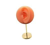 DuskHaven Présentoir Boucles d'oreilles Porte Bijoux Silicone Modèle Oreille Organisateur Stable Accessoires Rangement Adapté à la Vitrine Chambre Photographie