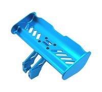 DuskHaven RC Aileron Arrière pour Voiture Radiocommandée Support D'Aile Arrière En Aluminium Solide Montage Pratique Résistance Élevée à L'Usure Adapté Aux Pass, Bleu