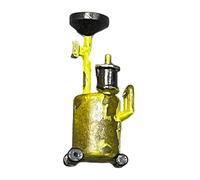DuskHaven Récipient Miniature de Collecte D'huile à L'échelle 1:64, Accessoire Décoratif pour Ateliers de Maintenance et Dioramas, Jaune