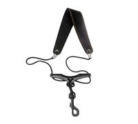 DuskHaven Sangle de Cou pour Saxophone, Bandoulière pour Saxophone, Harnais de Cou pour Saxophone, Réglable pour Alto, Saxophone, Cadeaux de Vacances, noir