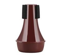 DuskHaven Sourdine de Trompette Droite, Pratique et Facile à Utiliser, Idéale pour Le Jazz et La Pratique, Légère, Rouge