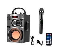 DuskHaven Speaker Portable Machine avec Haut-Parleur Multifonction Batterie Longue Durée Support Télécommande et Carte TF Adapté, Noir