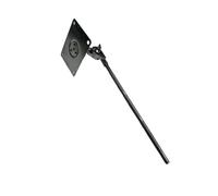 DuskHaven Support de Caisse Claire Support de Batterie Support de Pad Support de Base Métal Léger avec Structure Double Renforcée Adapté à L'Enseignement et Aux, 36.5cm Rod W Pad