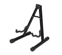 DuskHaven Support de Guitare Pliable avec Bras En Mousse Souple, Type A pour Basse, Support Télescopique pour Guitare électrique, Accessoire de Musique, noir