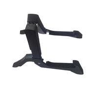 DuskHaven Support de Guitare Pliable En pour Basse et Ukulélé, Support de Sol Antidérapant En PP pour Cours et Spectacles de Musique, Noir