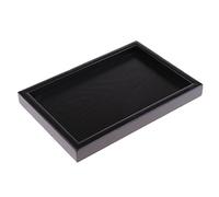 DuskHaven Support Rectangulaire de Plateau en Bois Modèle de Base de Table de Sable, 22x15cm