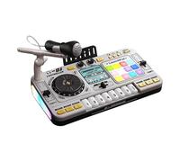 DuskHaven Table de Mixage DJ pour Enfants, Instrument de Musique, Clavier électronique, Platine Vinyle, Jouet éducatif Préscolaire, Style B