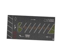 DuskHaven Tapis de Parking à L'échelle 1:64, Tapis de Scène de Garage pour Voiture Miniature de Bureau