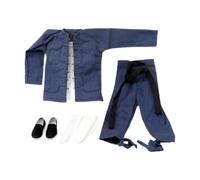 DuskHaven Uniforme de Costume Tang Chinois à L'échelle 1/6 pour Figurines Articulées de 30 Cm (12 Pouces).