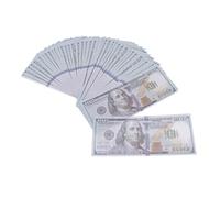 DuskHaven US Dollars Prop Play Fun Pretend Prop Denomination Props, D