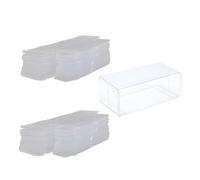 DuskHaven Vitrine Haut de Gamme pour Voitures Miniatures à L'échelle 1:64, Boîte Transparente Idéale pour Les Collections de Voitures Miniatures, Valise L Double Voitures