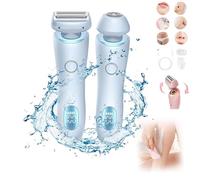 Duskofficial Razor, Duskofficial Silk Glide Pro Shaver, Silk Glide Pro, Silk Glide Pro Electric Shaver for Women, Lady Trimmer for Pubic Hair, Wet & Dry (Blue)