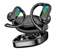 DUSONLAP Ecouteurs Bluetooth sans Fil Sport, Open-Ear Écouteur Bluetooth 5.4 HiFi Stéréo, 32H Oreillette sans Fil avec ENC Mic, Contrôle Tactile Ecouteurs pour Course/Fitness, Écran LED, IPX7 Étanche