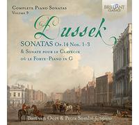 Dussek – Sonates pour piano complètes Op. 14 Nos. 1-3, Vol. 9 – Edel