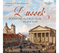 Dussek – Intégrale des sonates pour piano Op.5 n°3, Op.24, Op.43 et Op.61, Vol. 4 – Edel