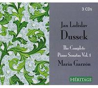 Dussek : Intégrale des sonates pour piano, vol. 1. Garzon.