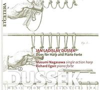 Dussek, J.L. - Duos for Harp & Pianofort [Import]