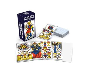Dusserre | Tarot de marseille de paul Marteau | Jeu de 80 cartes | Cartomancie | Livret digital interactif en français | adoptée aussi bien par les passionnés que par les professionnels