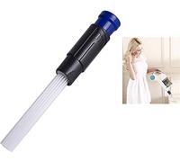 Dust Brosse Accessoires Aspirateur Dust Brosse Embout,Dust Aspirateur,paille aspirateur,Flexible Tube Cleaning Tool for Car,Corners, Pets, Drawers,Air Vents,Home(Bleu)