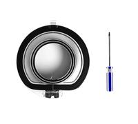 Dust Collector Parts, Couvercle du bac à poussière, Compatible avec Les aspirateurs Dyson V10, V11, V15, SV12, SV14, SV15, Couvercle inférieur avec Bague d'étanchéité,Dust Bin Base Lid(with Tool)
