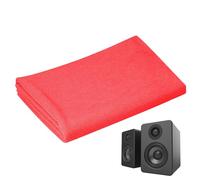 Dust Cover for Speaker Grill - Black Audio Mesh Fabric | Stretchable Elastic Cloth for Dust-Proof Protection, Stage Studio Home Business Audio Maintenance, 1.6m x 0.5m Size