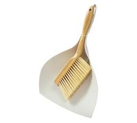 Dust Pan And Brush Set Cleaning Tool - Hand Broom And Dustpan,Ergonomic Compact | Wooden Handle Mini Broom Dustpan Set For Bedroom Living Room Kitchen Counter Shelf Crumbs Pet Litter Hair