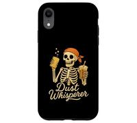 Dust Whisperer Squelette de Nettoyage drôle d'équipage de Travail Vie Humour Coque pour iPhone XR
