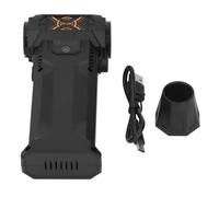 Duste électrique 130000 tr/min | USB Rechargeable Lenchless sans fil pour clavier/voiture/camping | Batterie de 8000mAh, 16 accessoires | ABS Material & Turbo Fan