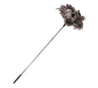 Duster de plumes extensible - Outil de dépoussiérage domestique | Mapon de poudre douce de 40 pouces, plumeau électrostatique avec longue poignée pour la ventilation de la fenêtre de meubles