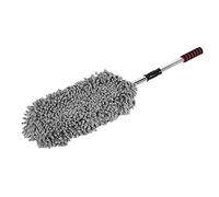 Duster Extérieur de Voiture sans Rayures, Extérieur de Plumeau de Voiture en Microfibre Super Douce avec Poignée Extensible, Plumeau de Fenêtre de Brosse de Nettoyage de Voiture