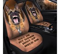 Duster Protecteur De Voiture Couvre Berger Allemand Grincheux Monte, Assieds-Toi, Tais-Toi, Attends Siège De Voiture Housse De Siège Confortable Car Seat Cover pour Auto, Vehicles, Sedans
