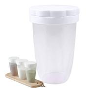 Duster Shaker à sucre avec couvercle en maille fine pour cannelle, maïs et cacao, outil de cuisine pour gâteaux, desserts, café