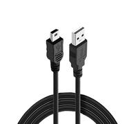 DUSTEWQ Câble USB de rechange compatible avec GPS Garmin Nuvi, manette PS3, caméra embarquée, appareil photo, disque dur, GoPro Hero 3+, PDA, etc. (1,8 m)