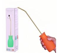 DustFlux Grand plumeau en Forme de Terre de diatomée, 230 ML, avec Long Tube en cuivre et Entonnoir Pliable, pulvérisateur en Silicone pour intérieur et extérieur, applicateur d'ampoule Robuste pour