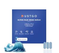 DUSTGO Pastilles Détergent Multi-Machines Océan - Shampouineuse, Aspirateur et Robot Laveur, Lave-Linge - 15 Pastilles Concentrées, Peu Moussant, Sols et Textiles