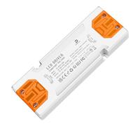 DUSTKEC Transformateur 220V 12V LED Plat 30W, Alimentation 2,5A, Transfo 230 Volt à 12 Volt DC Tension Constante pour Basse Tension Ruban Bande Spot Ampoules MR16 GU5.3 G4 Pilotes