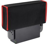 Dustproof Cover for Switch/Switch OLED,Protective Case for Nintendo Dock,Anti-Scratch Waterproof Cover-Black & Red Trim