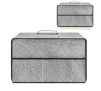 Dustproof Oven Cloth Cover, Microwave Cover with Pocket, Kitchen Microwave Oven Protector, Fabric Cover for Microwave, Microwave Dust Cover with Pockets, Stylish Kitchen Oven Cover for Restaurant