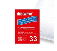 Dustwave® 10 Sac d'aspirateur pour First Line BVC 236 - très efficace avec fermeture hygiénique & Microfiltre - Made in Germany