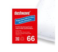 Dustwave® 10 Sac d'aspirateur pour Severin BC 7035 S'Power Snowlight - très efficace avec fermeture hygiénique & Microfiltre - Made in Germany