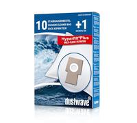 Dustwave® Lot de 10 sacs d'aspirateur pour Bosch 2 - Microfibre non-tissée multicouche avec fermeture hygiénique - Fabriqué en Allemagne