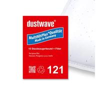 Dustwave® Lot de 10 sacs filtrants multicouches en microfibre non-tissée pour aspirateur Hoover Compact 1200 SE avec microfiltre
